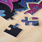 India Paisley Seamless Blumen Ornament Puzzle (Seite)