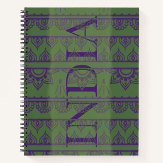 India Pattern Notizbuch