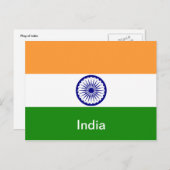 India Postkarte (Vorne/Hinten)