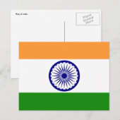 India Postkarte (Vorne/Hinten)