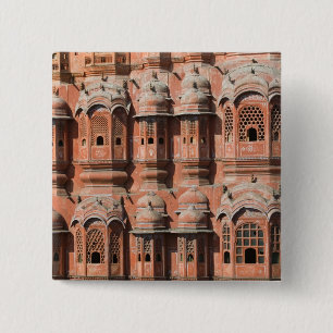 INDIA, Rajasthan, Jaipur: Hawa Mahal (Palast Button
