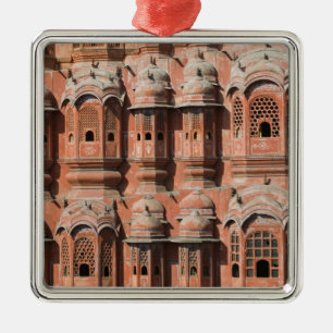 INDIA, Rajasthan, Jaipur: Hawa Mahal (Palast Silbernes Ornament