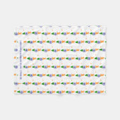INDIA Scripture Christliche LIEBE deckt White ab Fleecedecke (Vorderseite (Horizontal))