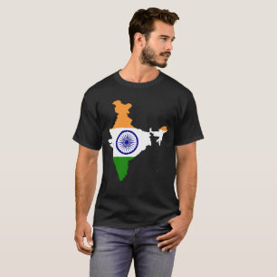 INDIA Special Customizable Black Tourist T-Shirt