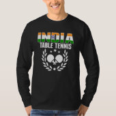 India Table Tennis   Indian Ping Pong Supporter Sp T-Shirt (Vorderseite)