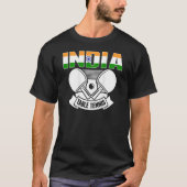 India Table Tennis   Support Indian Ping Pong Team T-Shirt (Vorderseite)