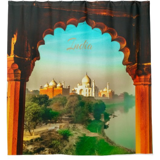 India Taj Mahal Duschvorhang (Vorderseite)