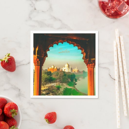India Taj Mahal Serviette (Beispiel)
