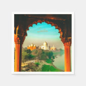 India Taj Mahal Serviette (Vorderseite)
