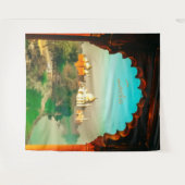 India Taj Mahal Wandteppich (Vorderseite (Horizontal))