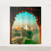 India Taj Mahal Wandteppich (Vorderseite)