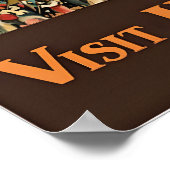 India Temple Print Indian Art Travel Poster (Ecke)