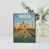 India – The Majestic Taj Mahal Postkarte (Stehend Vorderseite)
