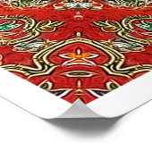 India Tile Mandala Poster (Ecke)