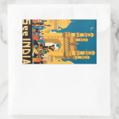 India Travel Poster Aufkleber (Tasche)