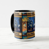 India Travel Poster Collage Tasse (Vorderseite Links)