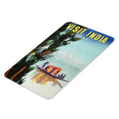 India Travel Poster Magnet (Linke Seite)