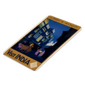 India Travel Poster Magnet (Linke Seite)