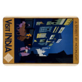India Travel Poster Magnet (Horizontal)