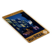 India Travel Poster Magnet (Rechte Seite)