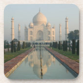 INDIA, Uttar Pradesh, Agra: Taj Mahal, Morgen Getränkeuntersetzer (Vorderseite)