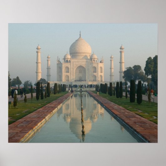 INDIA, Uttar Pradesh, Agra: Taj Mahal, Morning Poster (Vorne)