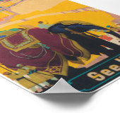 India Vintage Travel Poster (Ecke)