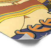 India Vintage Travel Poster (Ecke)