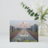 India Vintage Travel Tourismus Add Postkarte (Stehend Vorderseite)