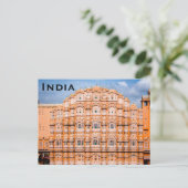 India Vintage Travel Tourismus Postkarte hinzufüge (Stehend Vorderseite)