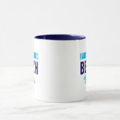 Indialantic Beach Florida Kaffeetasse (Zentrum)