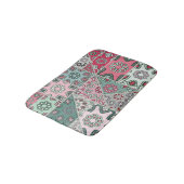 Indian Arabic Patchwork Quilt Vintag Badematte (Schrägansicht)