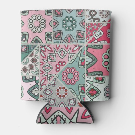 Indian Arabic Patchwork Quilt Vintag Dosenkühler (Vorderseite)