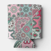Indian Arabic Patchwork Quilt Vintag Dosenkühler (Rückseite)