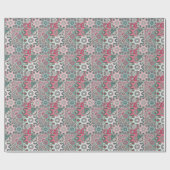 Indian Arabic Patchwork Quilt Vintag Geschenkpapier (Flach)