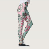 Indian Arabic Patchwork Quilt Vintag Leggings (Rechts)