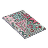 Indian Arabic Patchwork Quilt Vintag Notizblock (Rechte Seite)