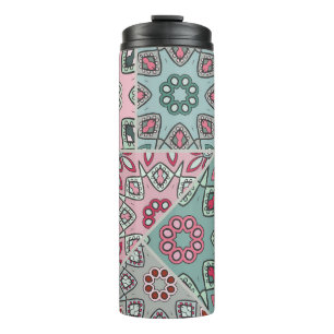 Indian Arabic Patchwork Quilt Vintag Thermosbecher