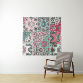 Indian Arabic Patchwork Quilt Vintag Wandteppich (Beispiel)