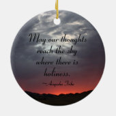 Indian Arapaho Quote Ornament (Hinten)