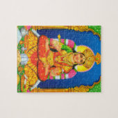 Indian Art Lakshmi Goddess Hindu Religion Puzzle (Horizontal)