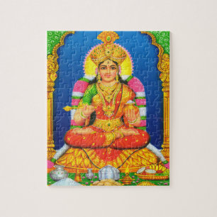 Indian Art Lakshmi Goddess Hindu Religion Puzzle