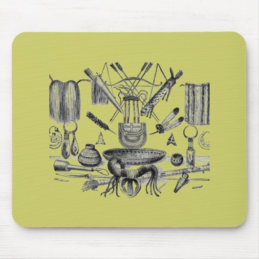 Indian Artifacts Mouse Pad Mousepad (Vorne)