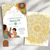 Indian Baby Boy Mundan Zeremonie Einladung
