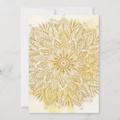 Indian Baby Boy Mundan Zeremonie Einladung (Rückseite)