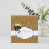 Indian Baby Boy Shower Einladung (Stehend Vorderseite)