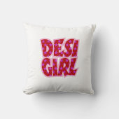 Indian Baby favors Baby Shower Geschenkideen Kissen (Vorderseite)