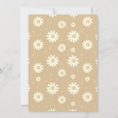 Indian Baby Shower Godh Bharai Hindu Einladung (Rückseite)