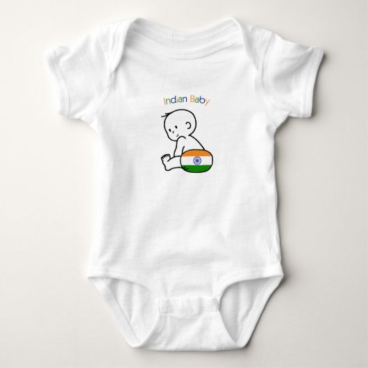 Indian Baby Strampler (Vorderseite)