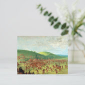 Indian Ball Game Postkarte (Stehend Vorderseite)